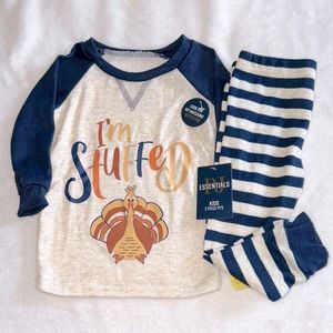 🍁Baby Boy’s “I’m Stuffed” pajama set